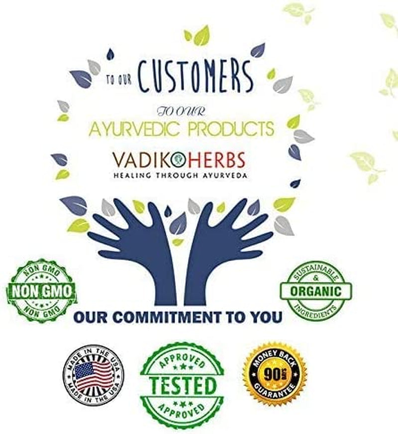 Vadik Herbs Certified Organic Haritaki (Terminalia Chebula) | Made in USA | Wildcrafted and Safety Tested (100 Vegicaps)