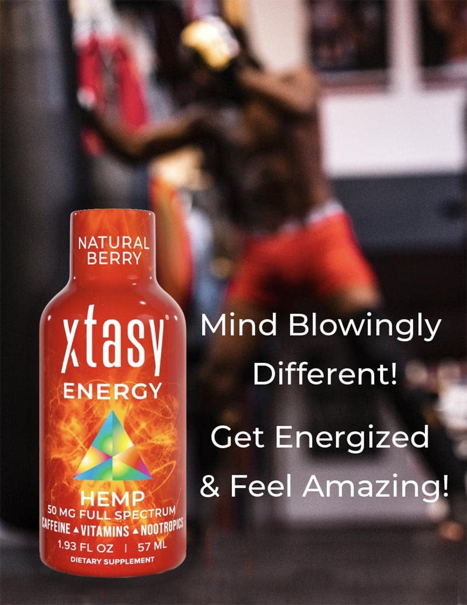 Xtasy Energy Shot - Nootropic Pre-Workout Energy Shot - Xtasy Clean Energy Powers Mind and Body like No Other Pre-Workout or Natural Energy Drink (6 Pack)