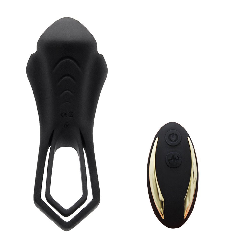 Vibrating Cock Ring Soft Stretchy Men'S Cock Ring for Harder Longer Stronger Erection Male Sex Toy Cock Rings for Sex Man Rechargeable to Please Her Black