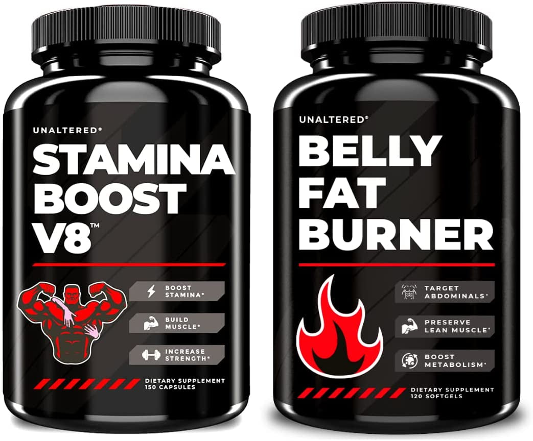 UNALTERED Tribulus & Belly Fat Burner Bundle - Muscle Building & Fat Burning Stack