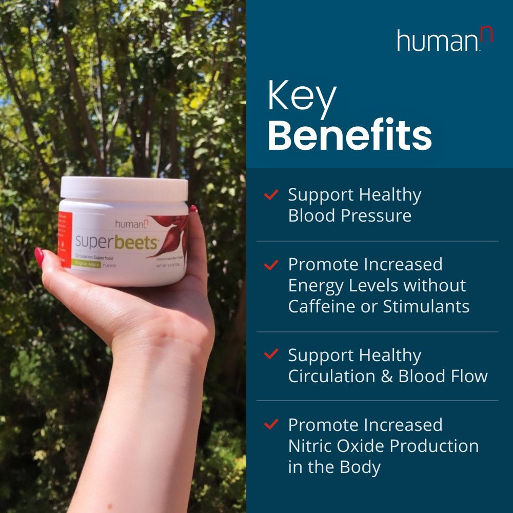 Humann Superbeets Beet Root Powder Nitric Oxide Boost - 30 Servings