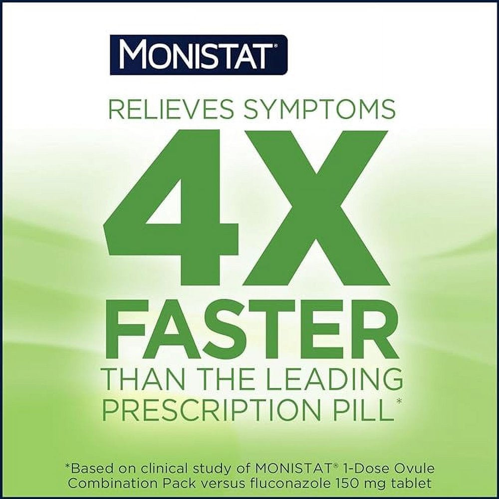 Monistat 3 Cream, 3-Day Yeast Infection Treatment for Women: 1X Reusable Applicator & 1X 25G External Anti-Itch Cream Bundle *EN