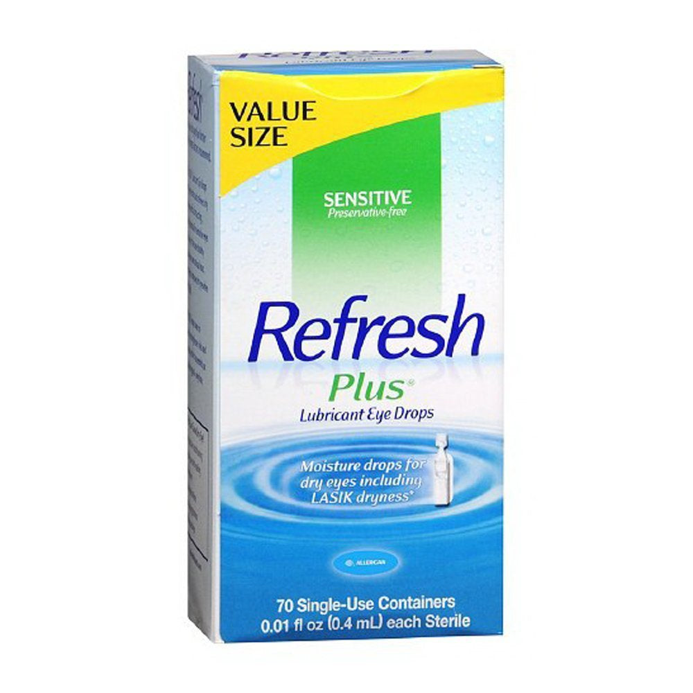 Allergan Refresh plus Lubricant Eye Drops - 70 Count