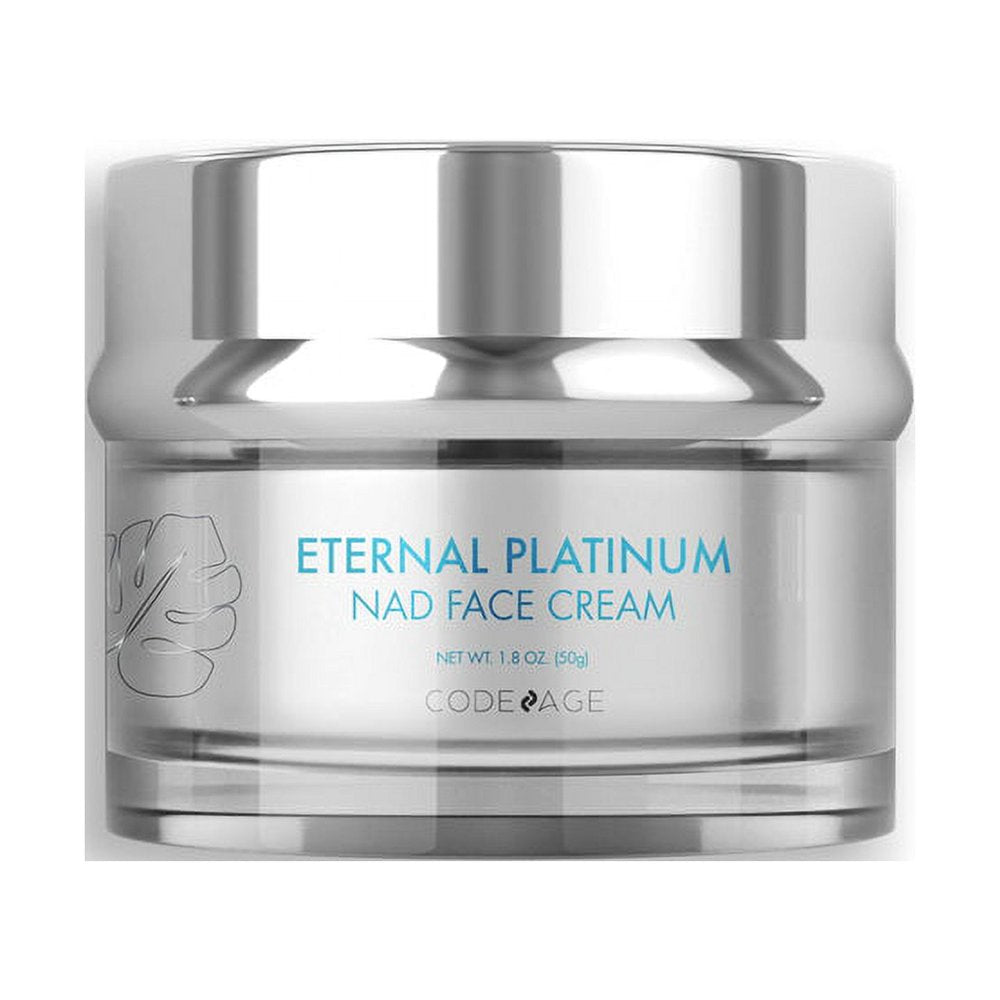 Codeage NAD Facial Cream, Resveratrol, Niacinamide, Hyaluronic Acid, Collagen, Vitamin C & E, 1.8 Oz