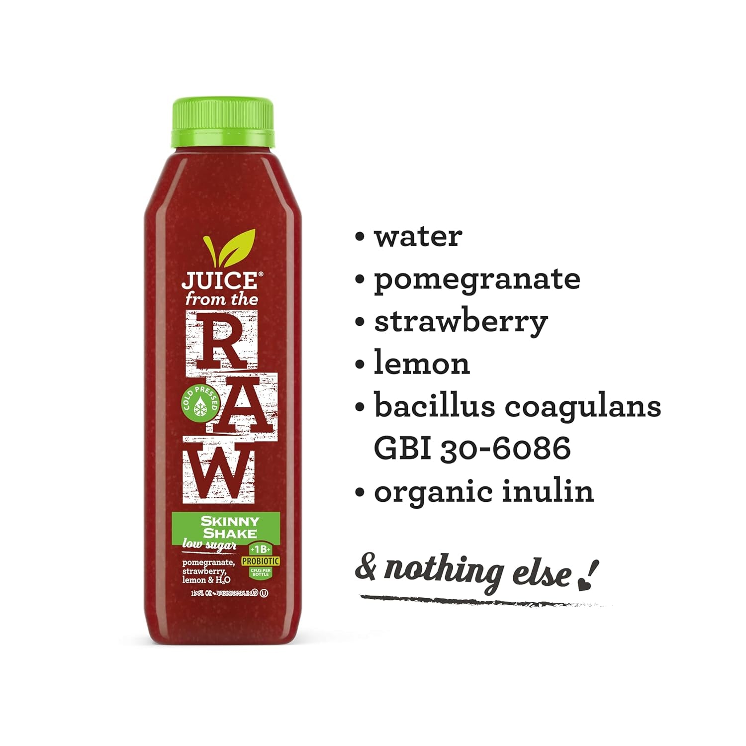 3-Day Low Sugar Juice Cleanse by Juice from the RAW® - 100% Raw Cold-Pressed Juices (18 Total 12 Oz. Bottles)