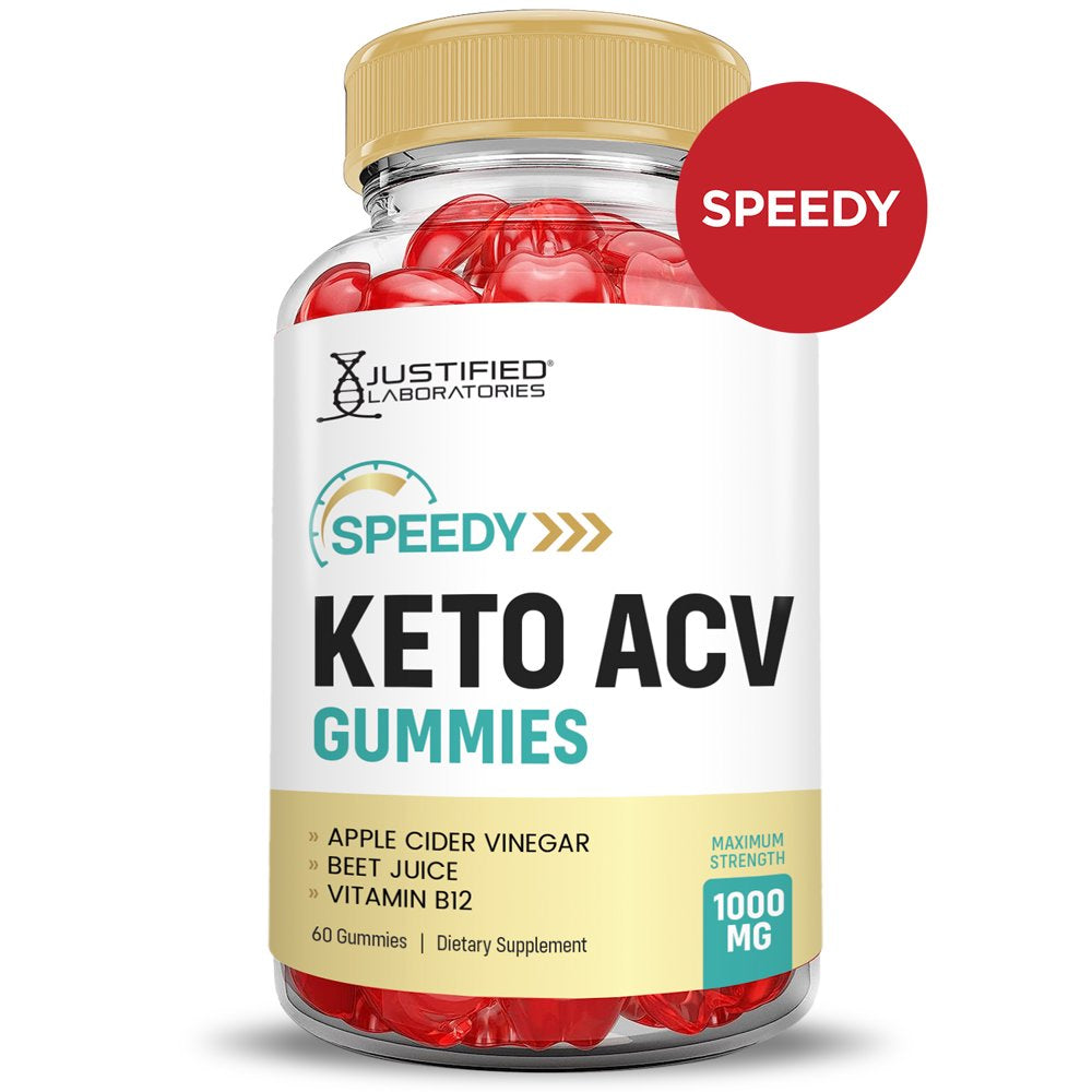 (5 Pack) Speedy Keto ACV Gummies 1000MG Dietary Supplement 300 Gummys