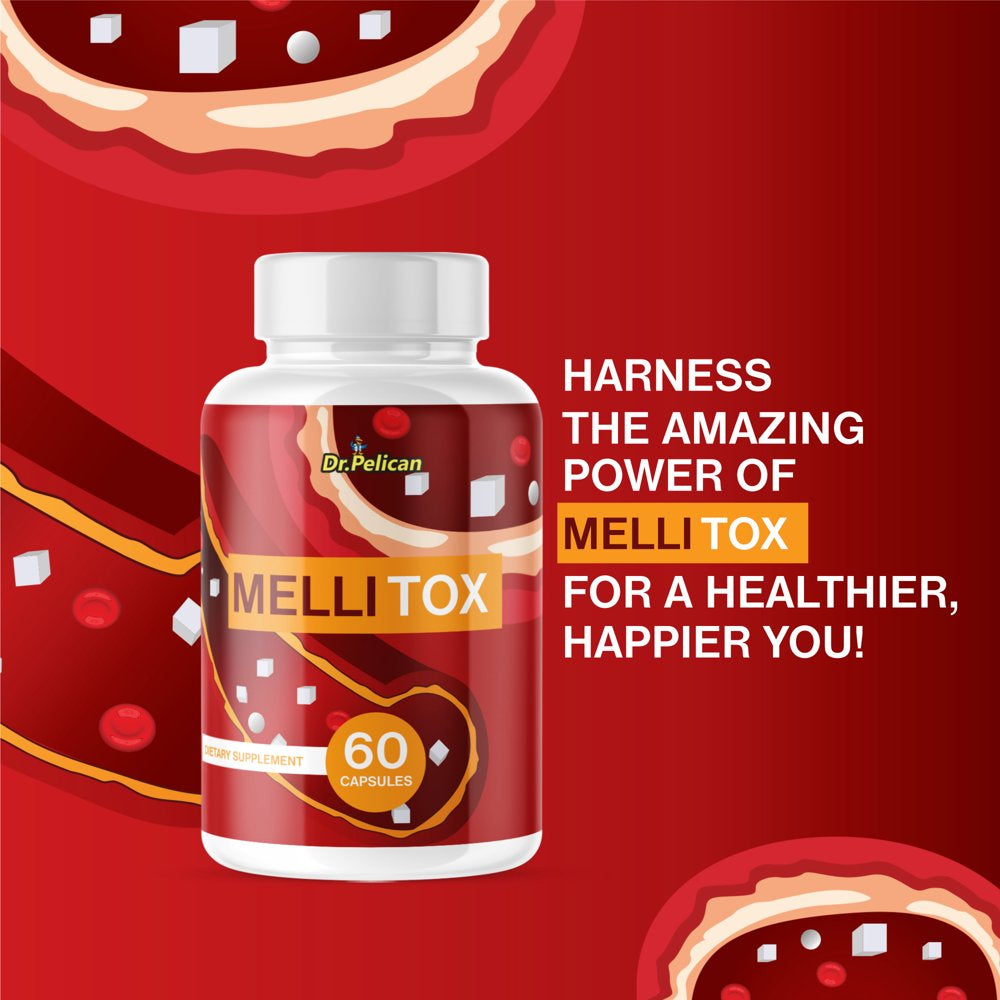 Mellitox- Blood Sugar/Energy/Cardiovascular Support- 60 Capsules-Dr. Pelican