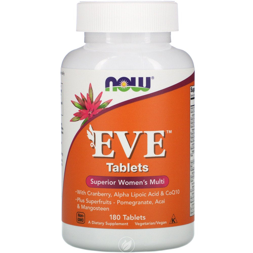 Now Foods Eve(Tm) Woman'S Multi Vit 180 Tabs, Pack of 2