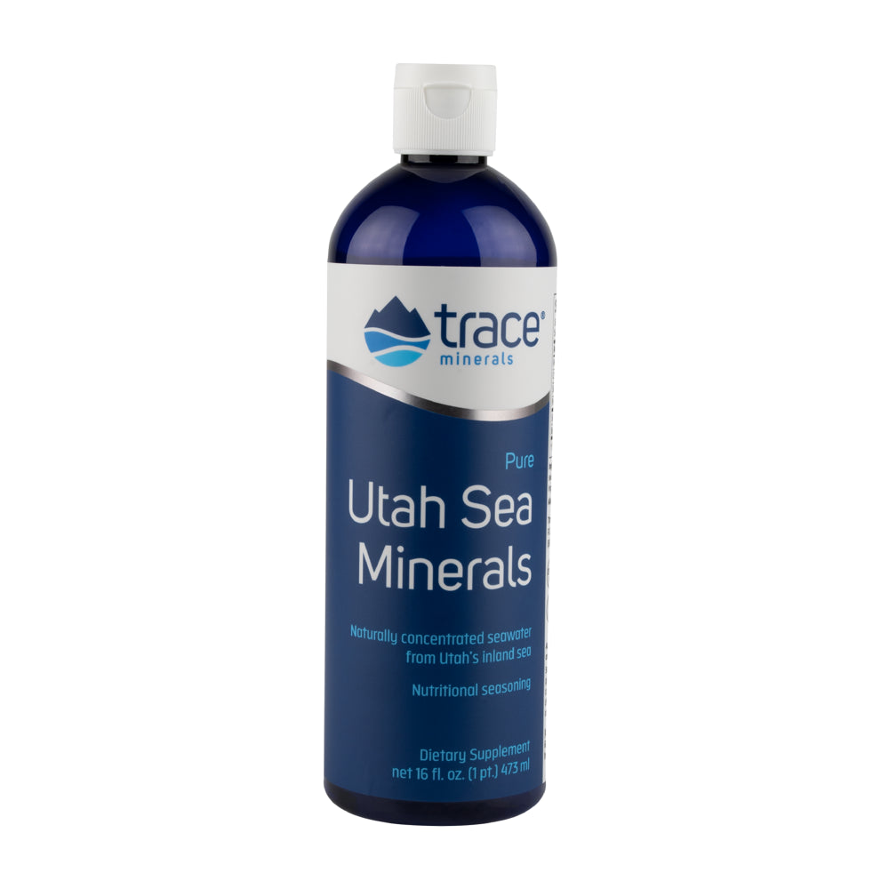 Trace Minerals | Pure Utah Sea Minerals Dietary Supplement | Magnesium, Chloride I16 Fl Oz, 473Ml