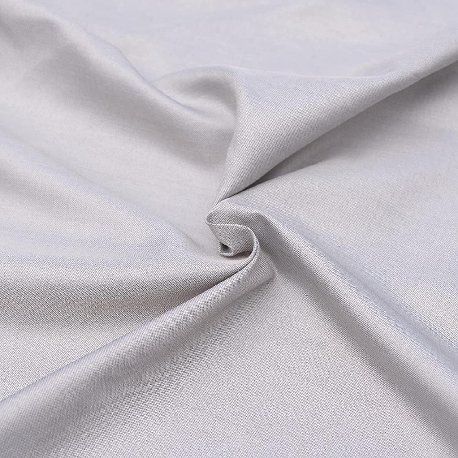 Wzglod EMF SHELTER Silver Fiber Radiation Protection Fabric,Mother and Baby Clothing Fiber Cloth Fabric Polyester Silver Twill Radiation Protection Fabric,Silver-4M