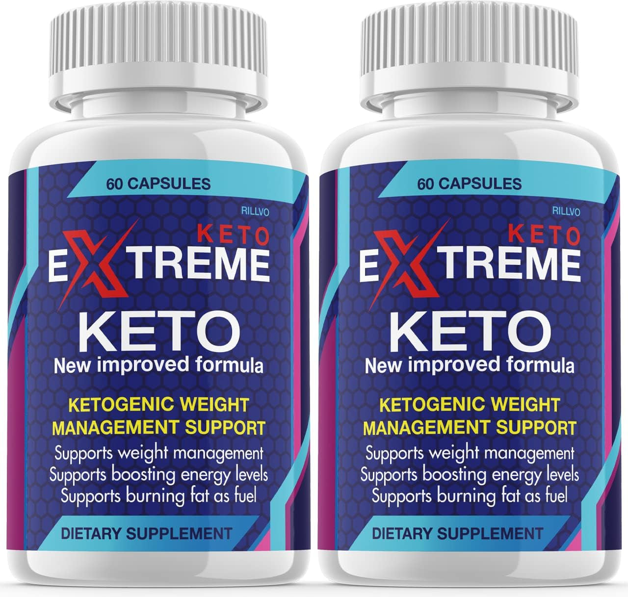 (2 Pack) Keto Extreme Pills, Advanced Ketogenic Formula (120 Capsules)