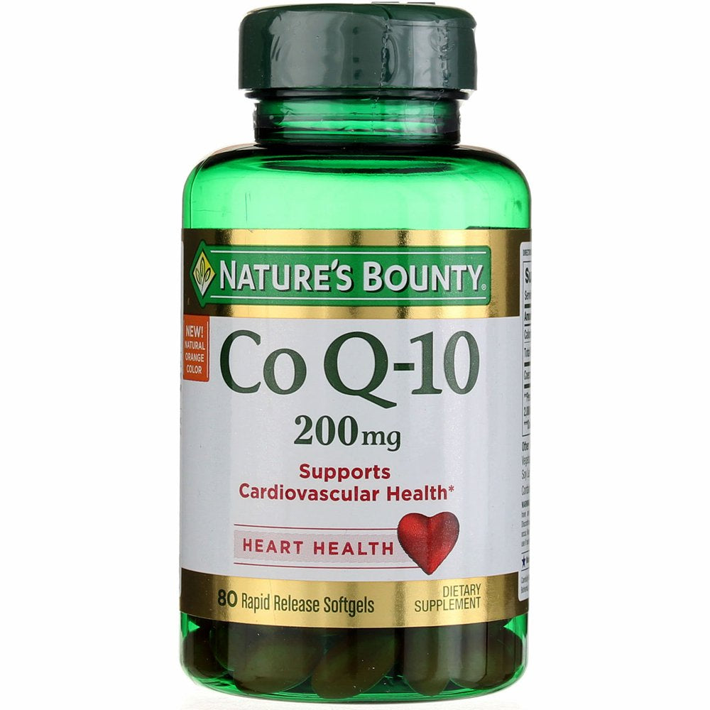 Nature'S Bounty Co Q-10 Extra Strength 200 Mg Softgels 80 Ea (Pack of 6)