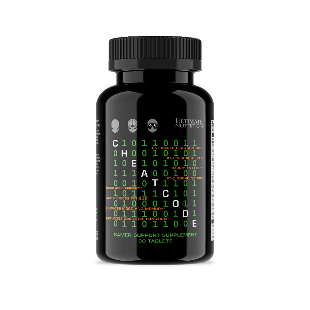 Ultimate Nutrition Cheat Code Gamer Support Supplement, 30 Tablets