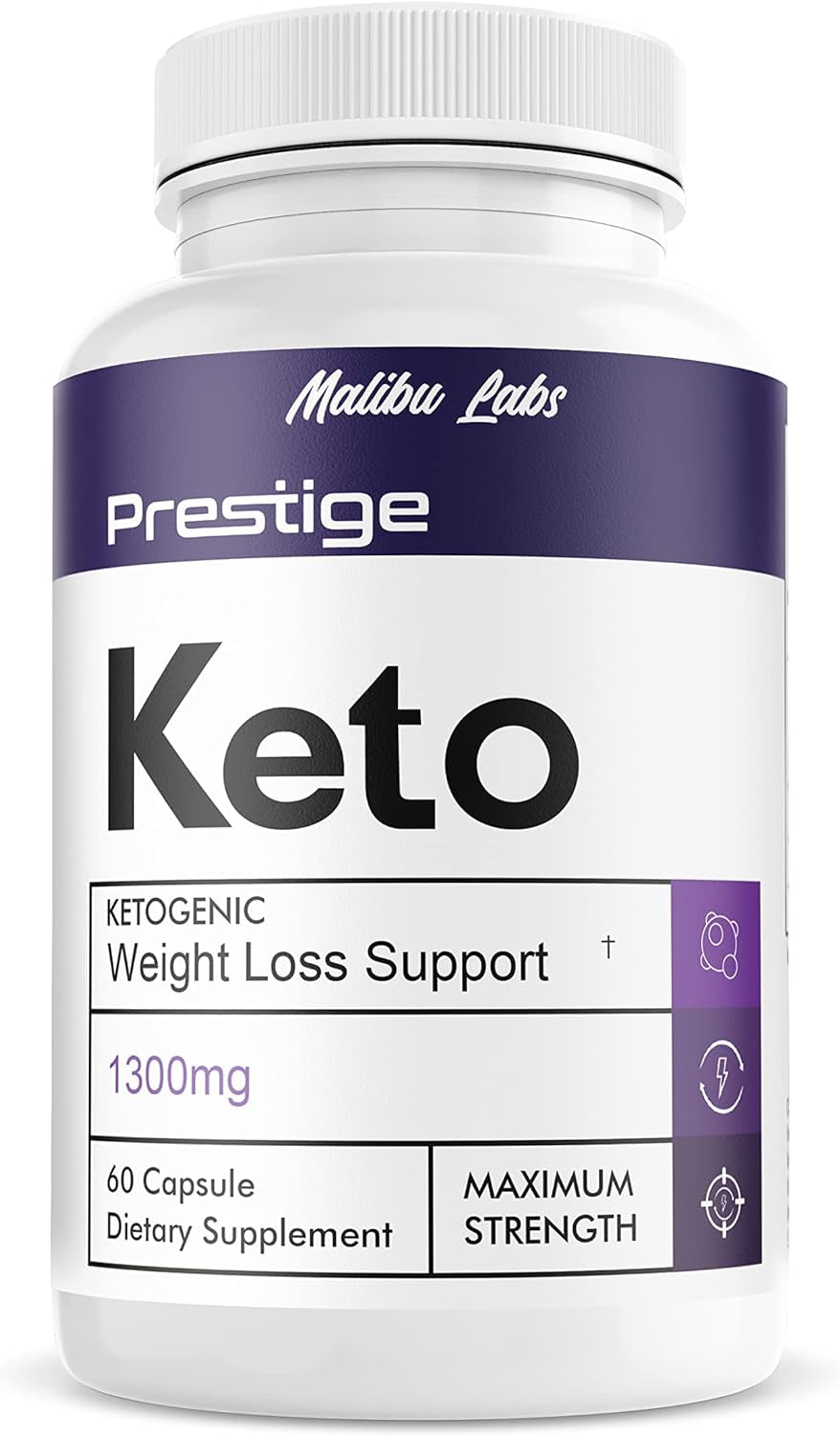 (1 Month) Prestige Keto, Advanced Formula, Made in the USA, (1 Bottle Pack), 30 Day Supply