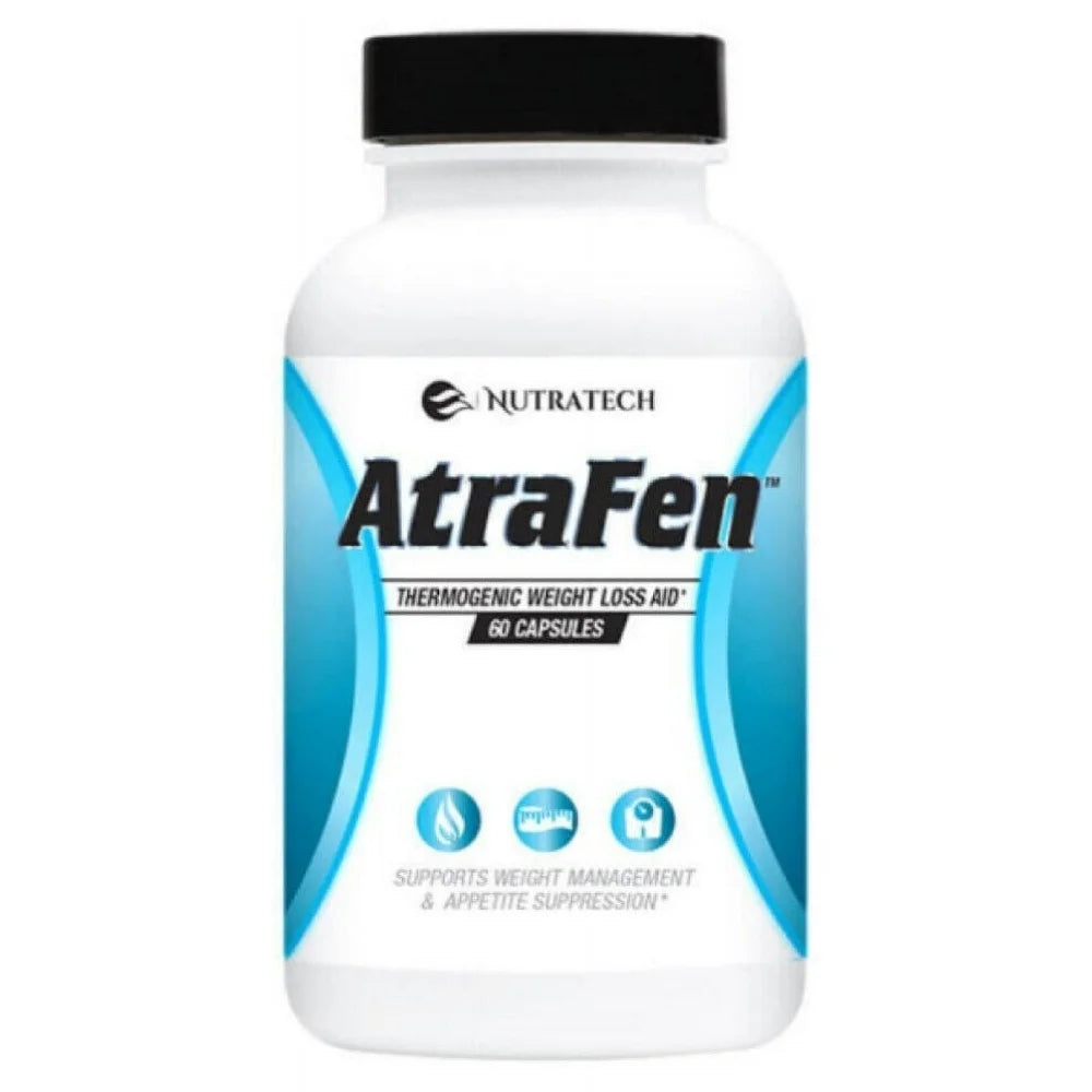 Nutratech Atrafen Powerful Fat Burner and Appetite Suppressant Diet Pill - 60 Capsules