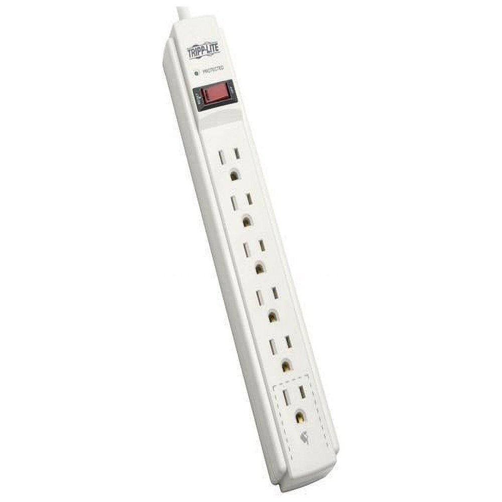 Tripp Lite, TRPTLP606, 6-Outlet Economy Surge Protector, 1 Each, Gray