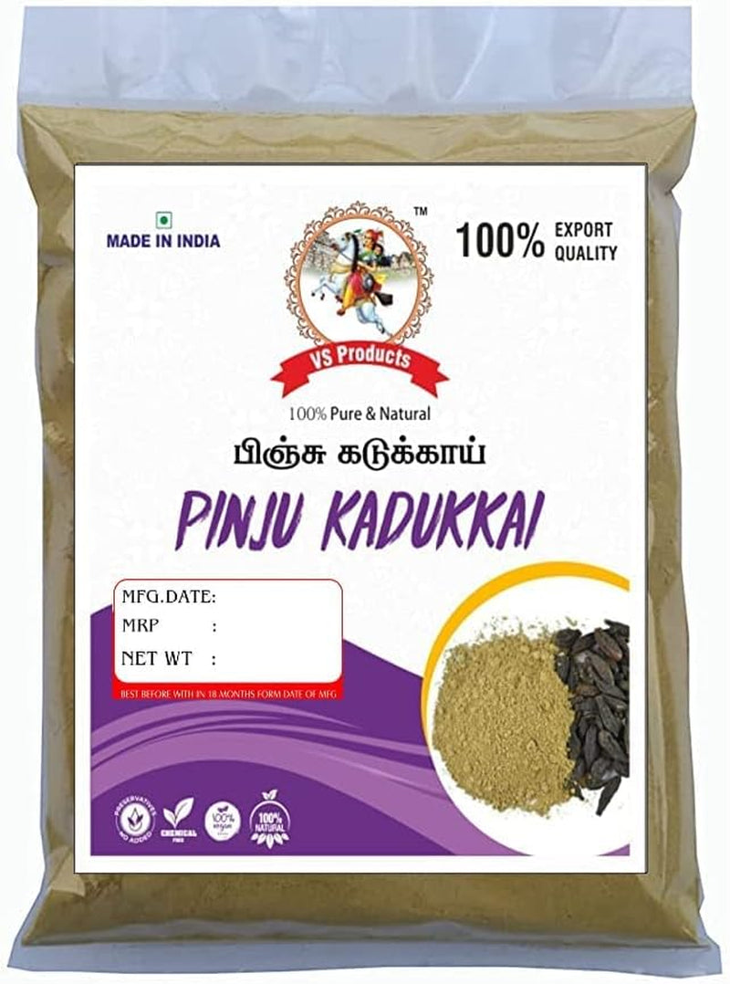 Metrol Pinju Kadukkai Powder | Haritaki Powder | Ink Nut | Harad, 100G