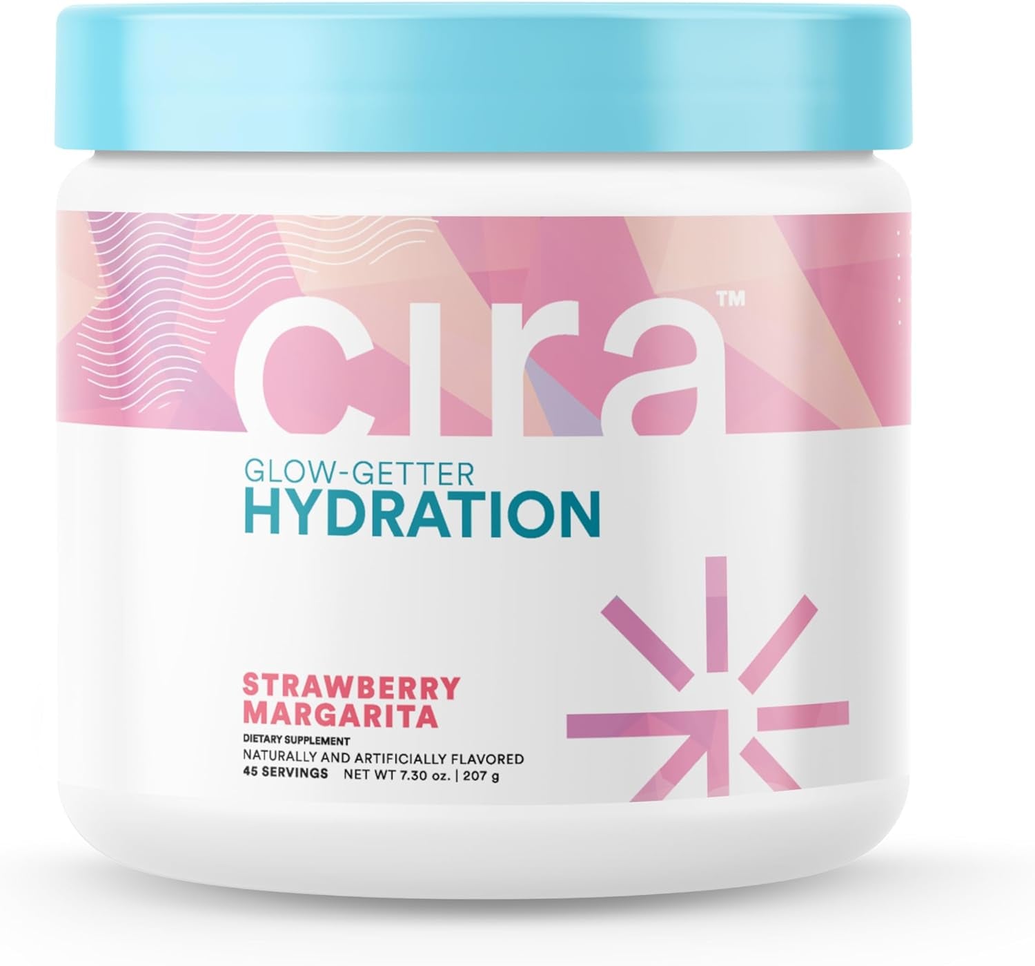 Cira Hydration Electrolytes Powder for Women - Electrolyte Drink Mix with Himalayan Salt for Dehydration Relief and Morning Recovery - 45 Servings, Strawberry Margarita