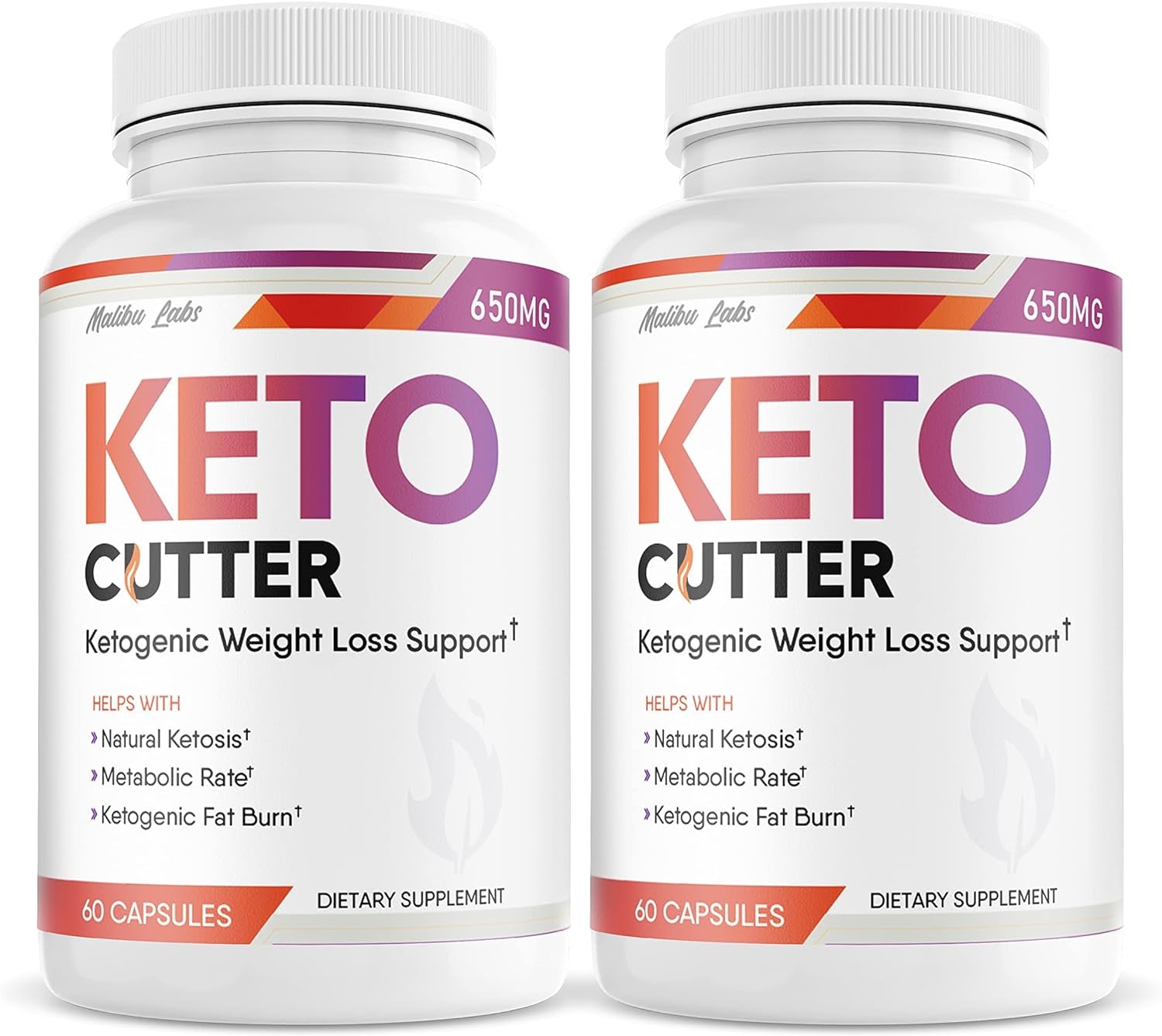 (2 Pack) Cutter Keto, Advanced Formula, Made in the USA, (2 Bottle Pack), 60 Day Supply