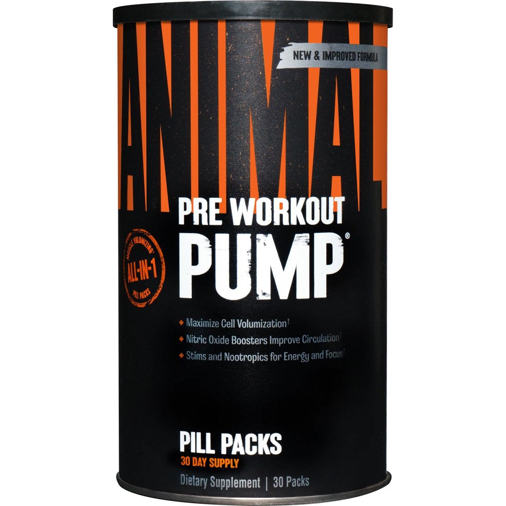 Universal Nutrition Animal Pump Dietary Supplement - 30 Packs