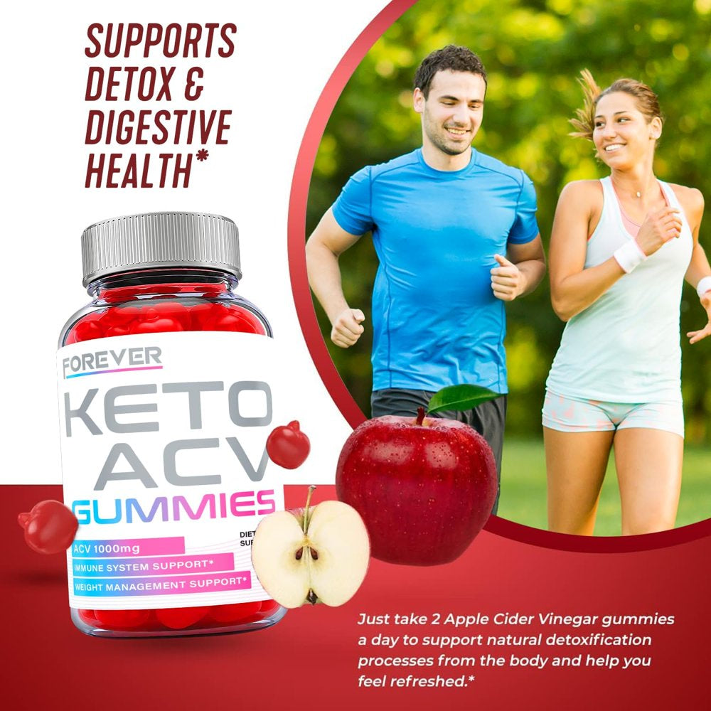 (1 Pack) Forever Keto ACV Gummies - Supplement for Weight Loss - Energy & Focus Boosting Dietary Supplements for Weight Management & Metabolism - Fat Burn - 60 Gummies