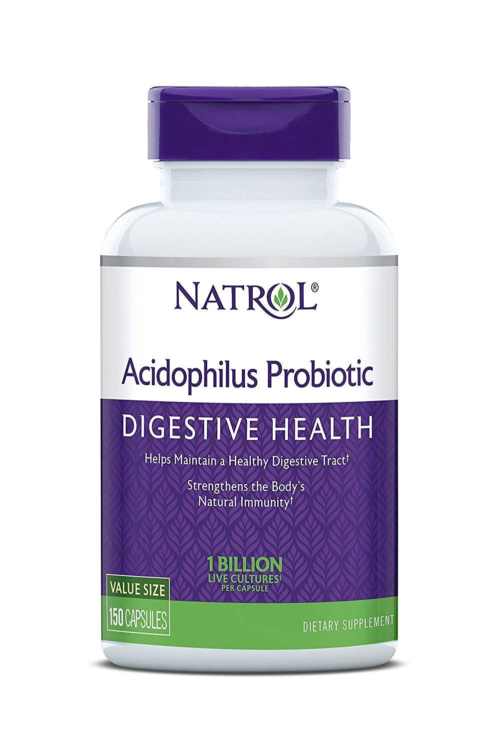 Natrol Acidophilus Probiotic Capsules 150 Ea (Pack of 3)