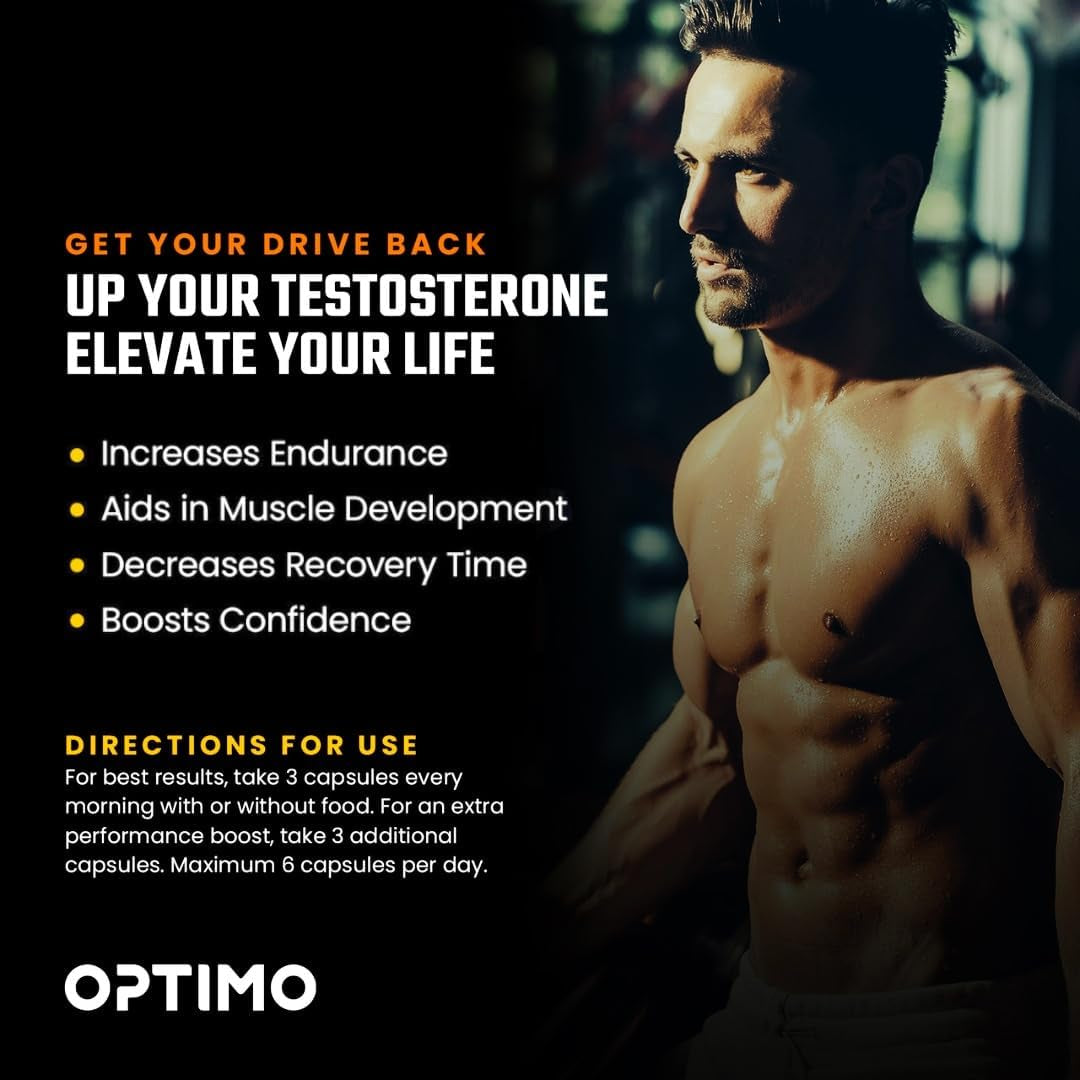 Ultimate Natural Testosterone Formula | Maximize Testosterone | Libido | Muscle + DAA + Tongkat Ali + Maca + Tribulus + Boron + Fenugreek + Ashwagandha | 90 Capsules