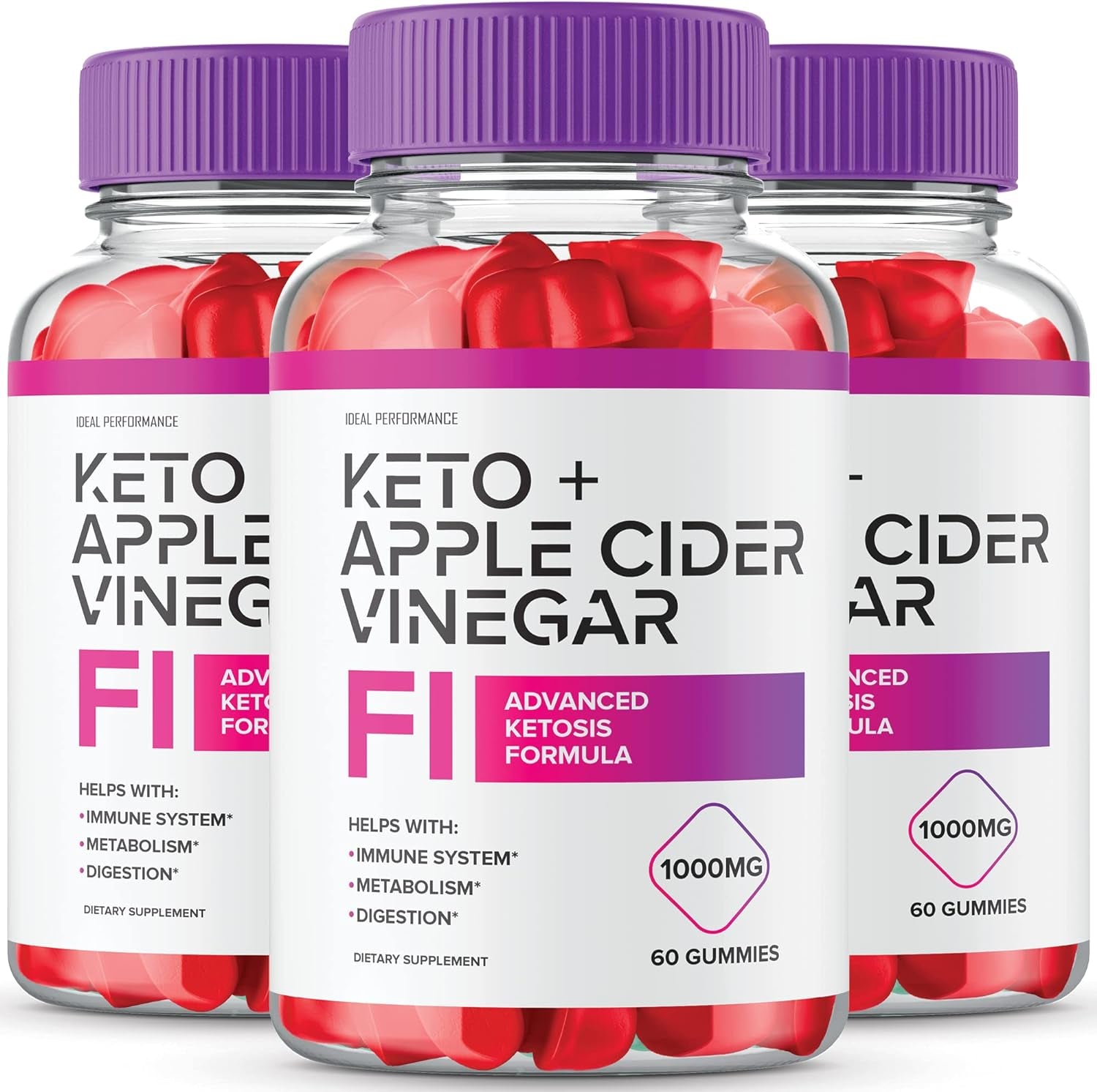 (3 Pack) F1 Keto + ACV Gummy Keto F1 Gummies F1 Keto Gummies F1 Keto ACV Gummy S Advanced Apple Cider Vinegar Formula (180 Gummies)