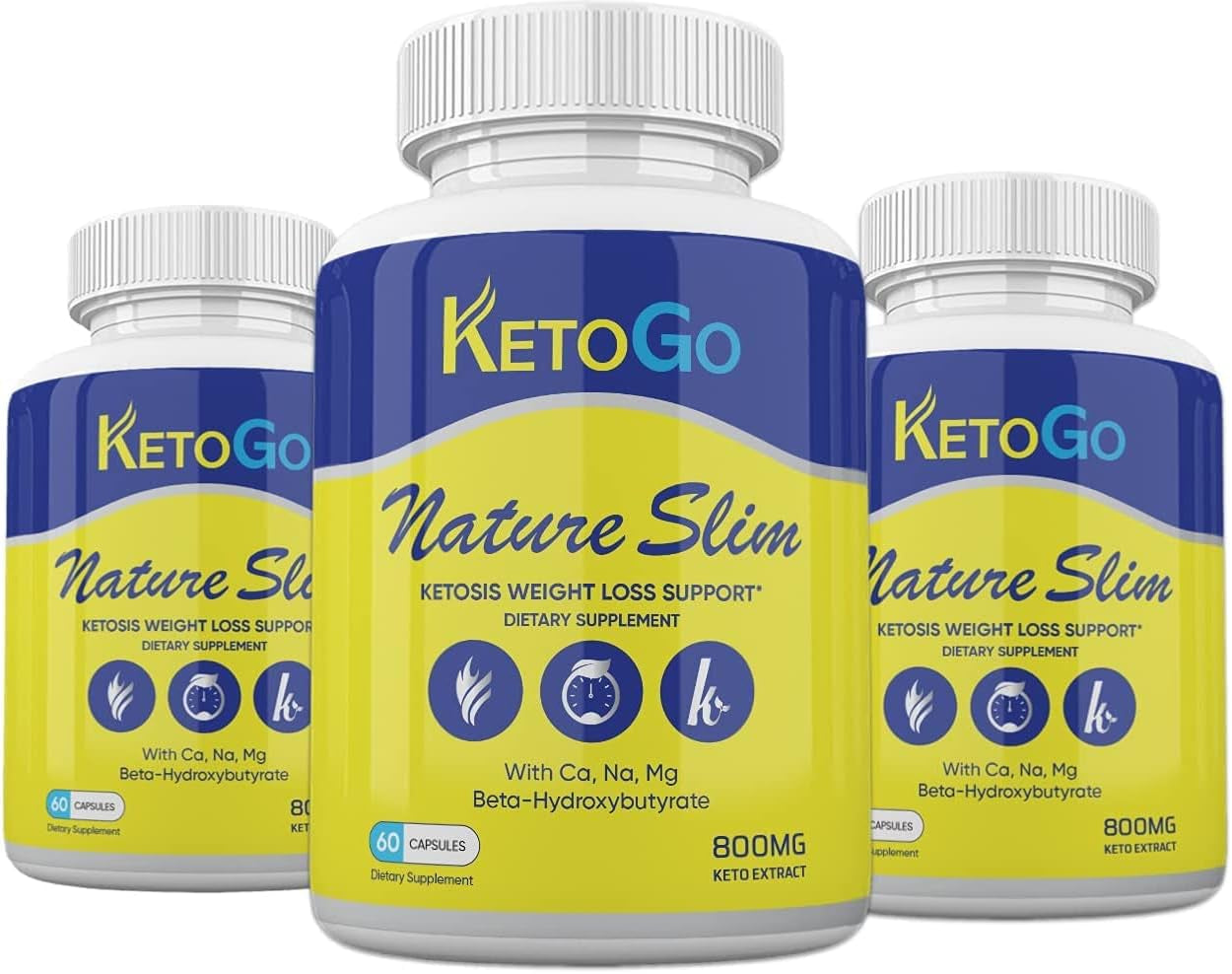 Lomilan Nature Slim Ketos Pills, Keto Go Nature Slim Ketosis Support, 180 Count, 3 Months Supply