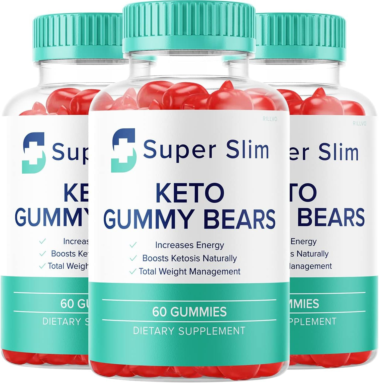 (3 Pack) Super Slim Keto ACV Gummy Bears Super Slim Keto Advanced Gummies ACV Bears Formula (180 Gummies)