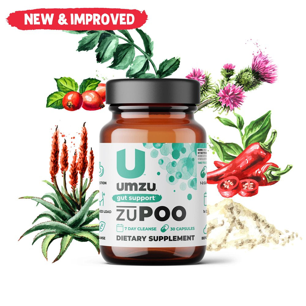 UMZU: Zupoo - Colon Cleanse & Gut Support Natural Supplement Capsules