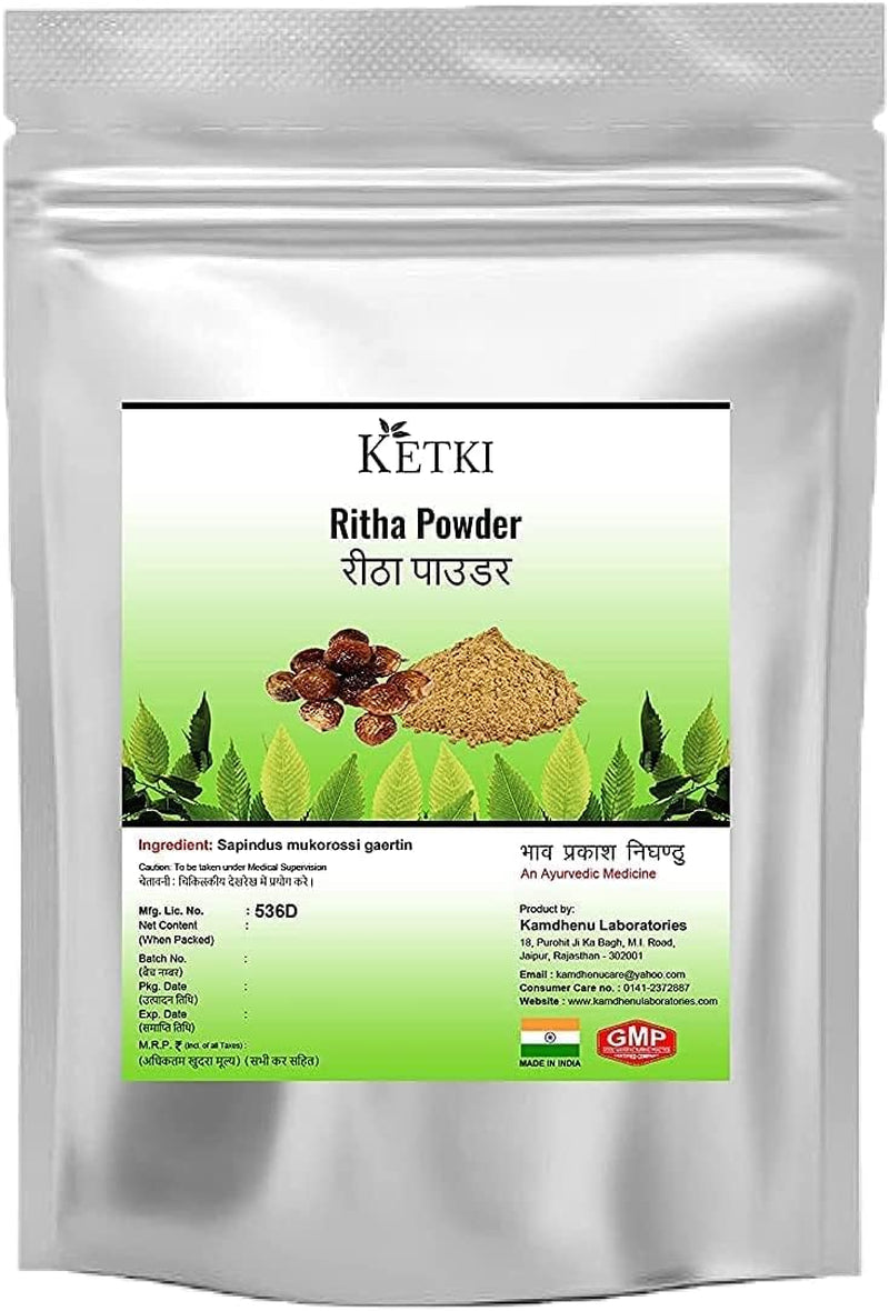 CROW Ketki Ritha Powder 250Gm (Sapindus Mukorossi Gaertin)