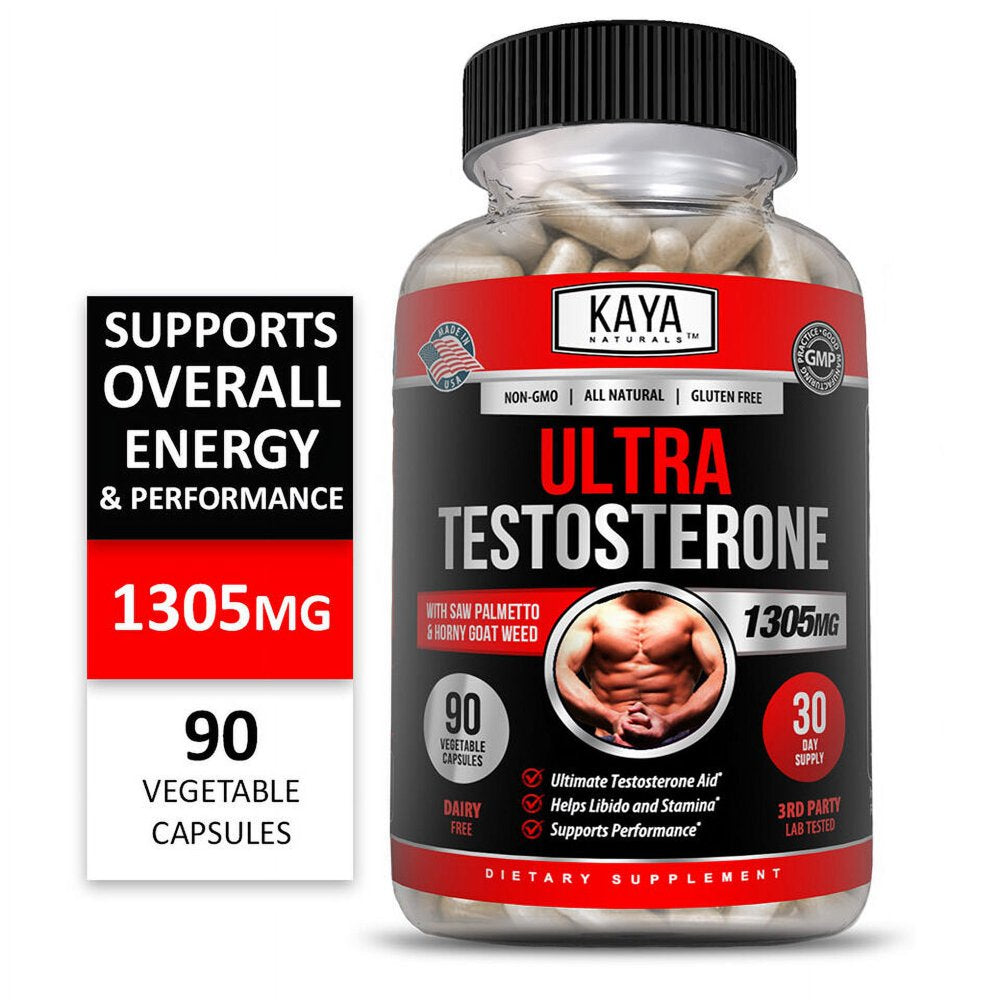 Testosterone Booster Capsules- Increase Energy, Improve Muscle Strength & Growth