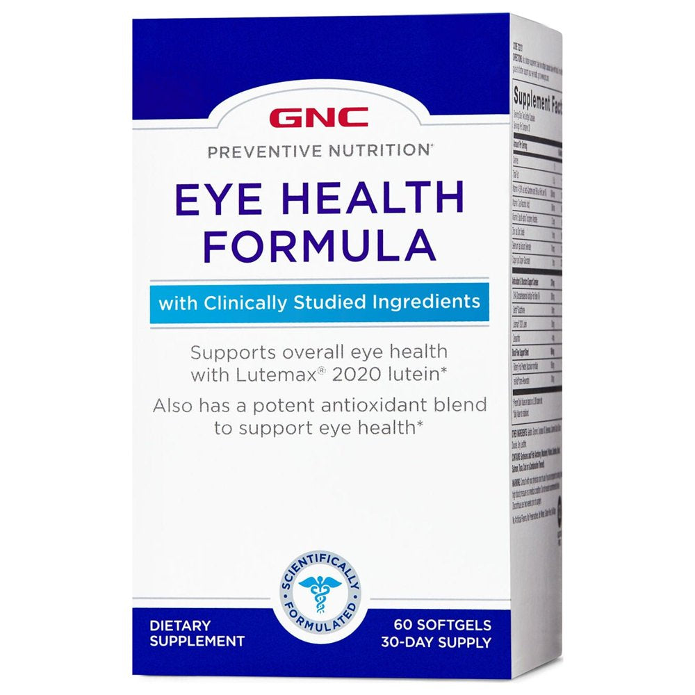 GNC Eye Health Formula, Supports Eye Health with Lutein