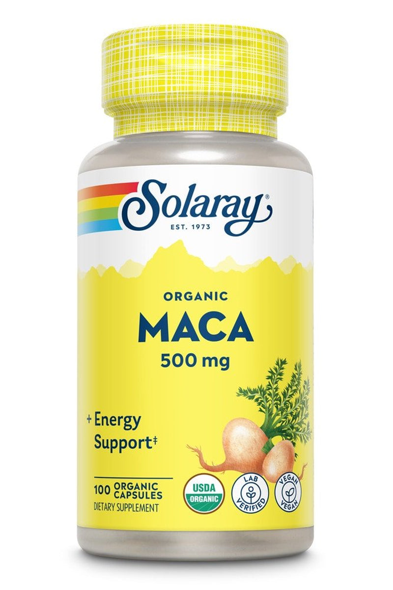 Solaray Organically Grown Maca -- 500 Mg - 100 Vegcaps