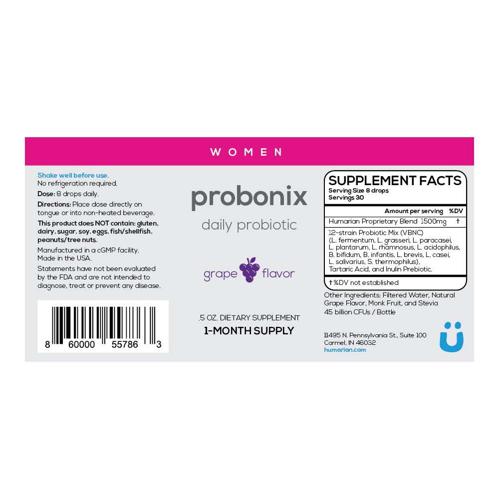 Women'S Probonix - Liquid Probiotic Drops