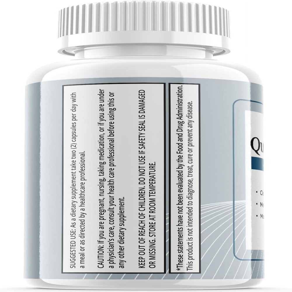 (5 Pack) Quietum plus - Dietary Supplement for Hearing - Tinnitus Support for Healthy Middle and Inner Ear Structures, Cognitive and Nootropic Support, Nerves and Blood Supply - 300 Capsules