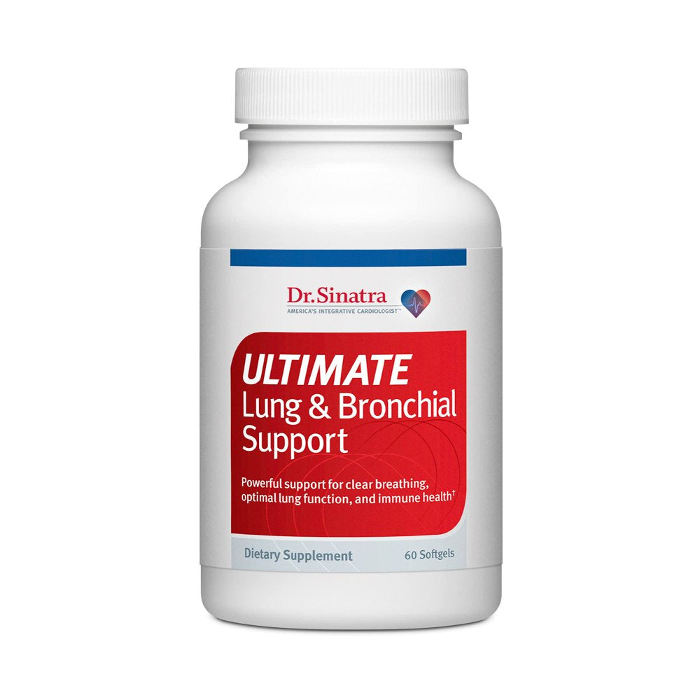 Dr. Sinatra'S Ultimate Lung & Bronchial Support Supplement for Lung Health, Clear Breathing, Immune and Heart Health, and Seasonal Respiratory Challenge Support (60 Capsules, 30-Day Supply)