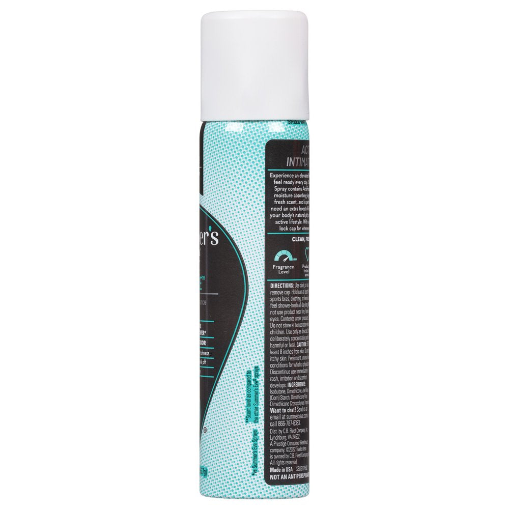 Summer’S Eve Active Daily Perfomance Feminine Spray, 2 Oz