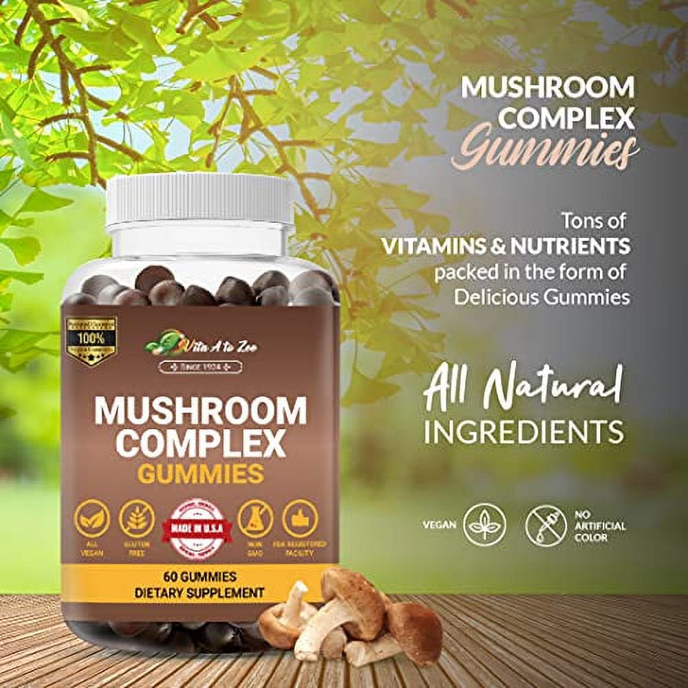 Vita a to Zee Mushroom Complex 60 Gummies