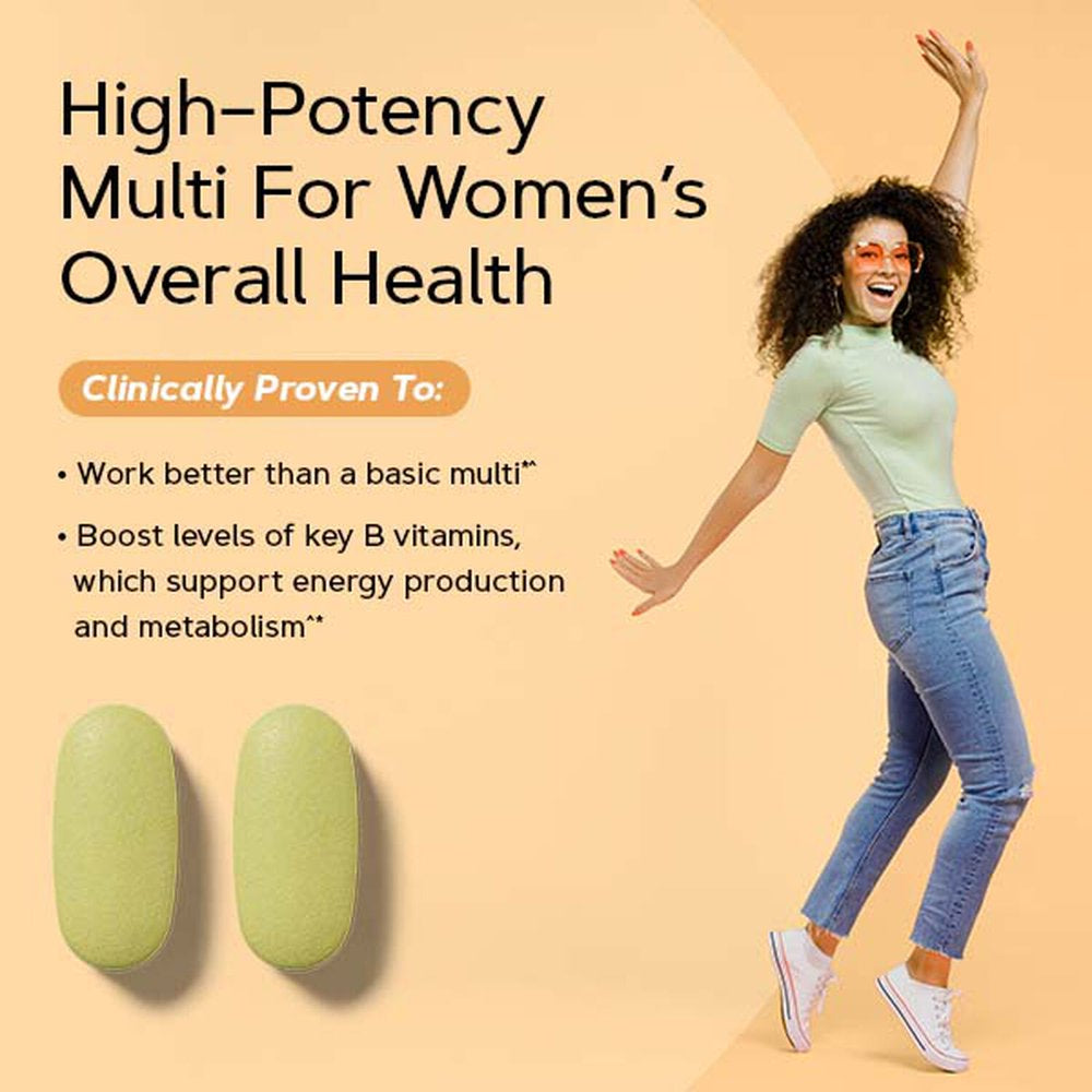 GNC Women'S Multivitamin - Energy & Metabolism | Supports Increased Energy, Performance, Metabolism & Cardiovascular Health | Daily Vitamin Supplement |180 Caplets