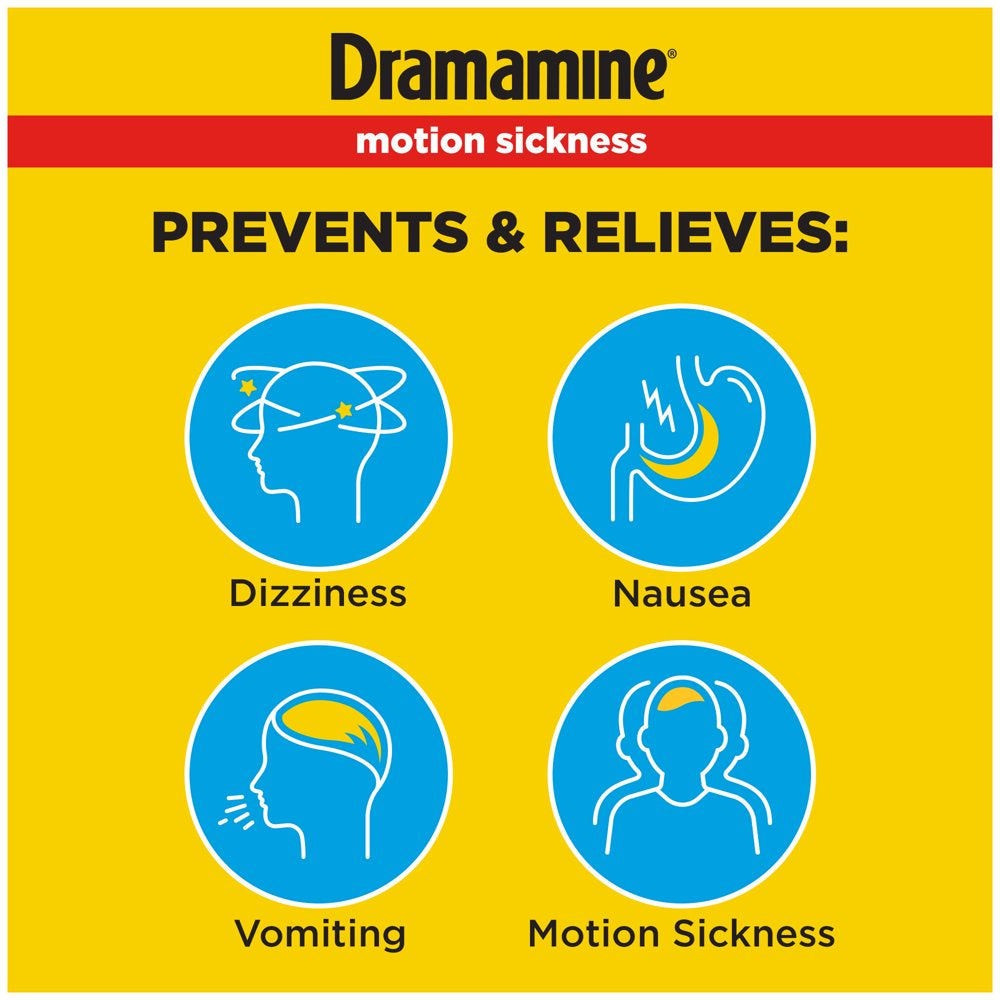 Dramamine Original, Motion Sickness Relief, 36 Count