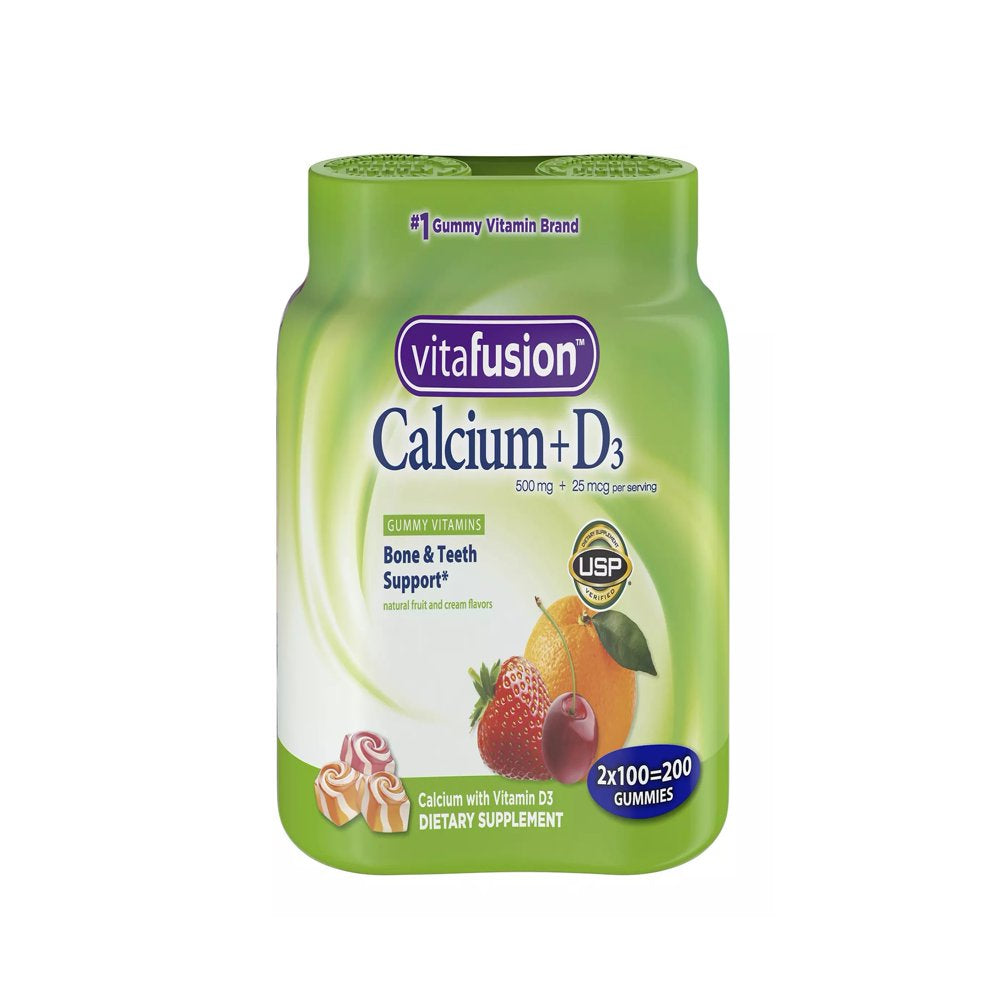 Vitafusion Calcium Gummies, 500Mg (200 Ct.)