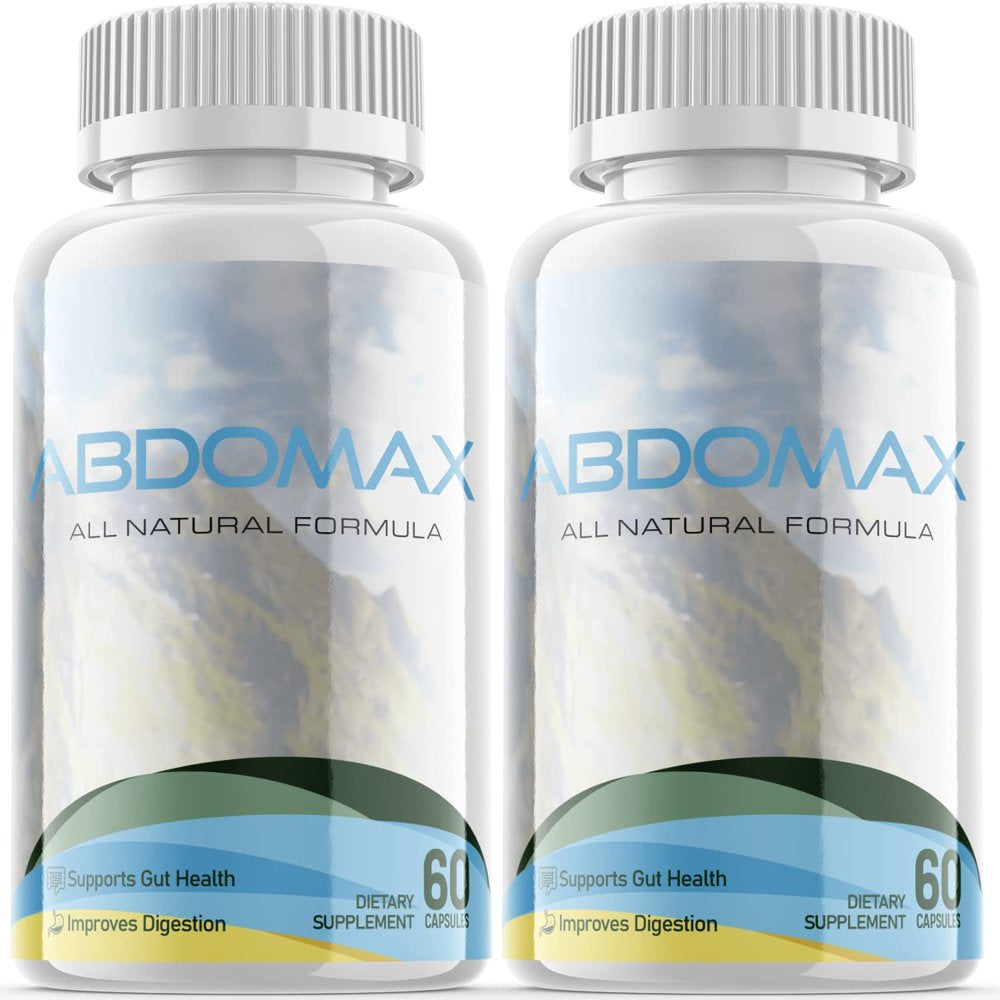 (2 Pack) Abdomax - Dietary Supplement for Digestion and Healthy Gut - Pills for Immune System, Digestive Function, Healthy Stomach, Reduces Bloat - 120 Capsules