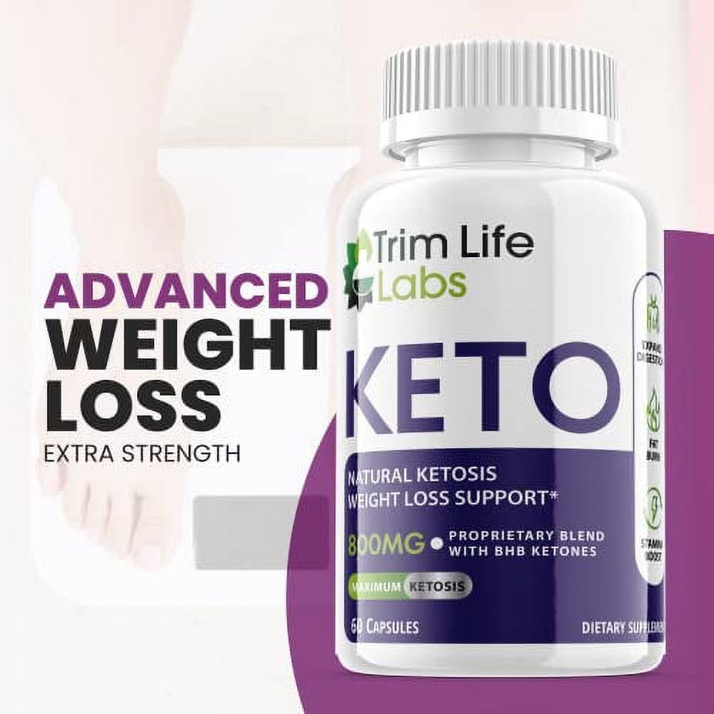 Trim Life Keto BHB Ketosis Supplement Pills (2 Pack)