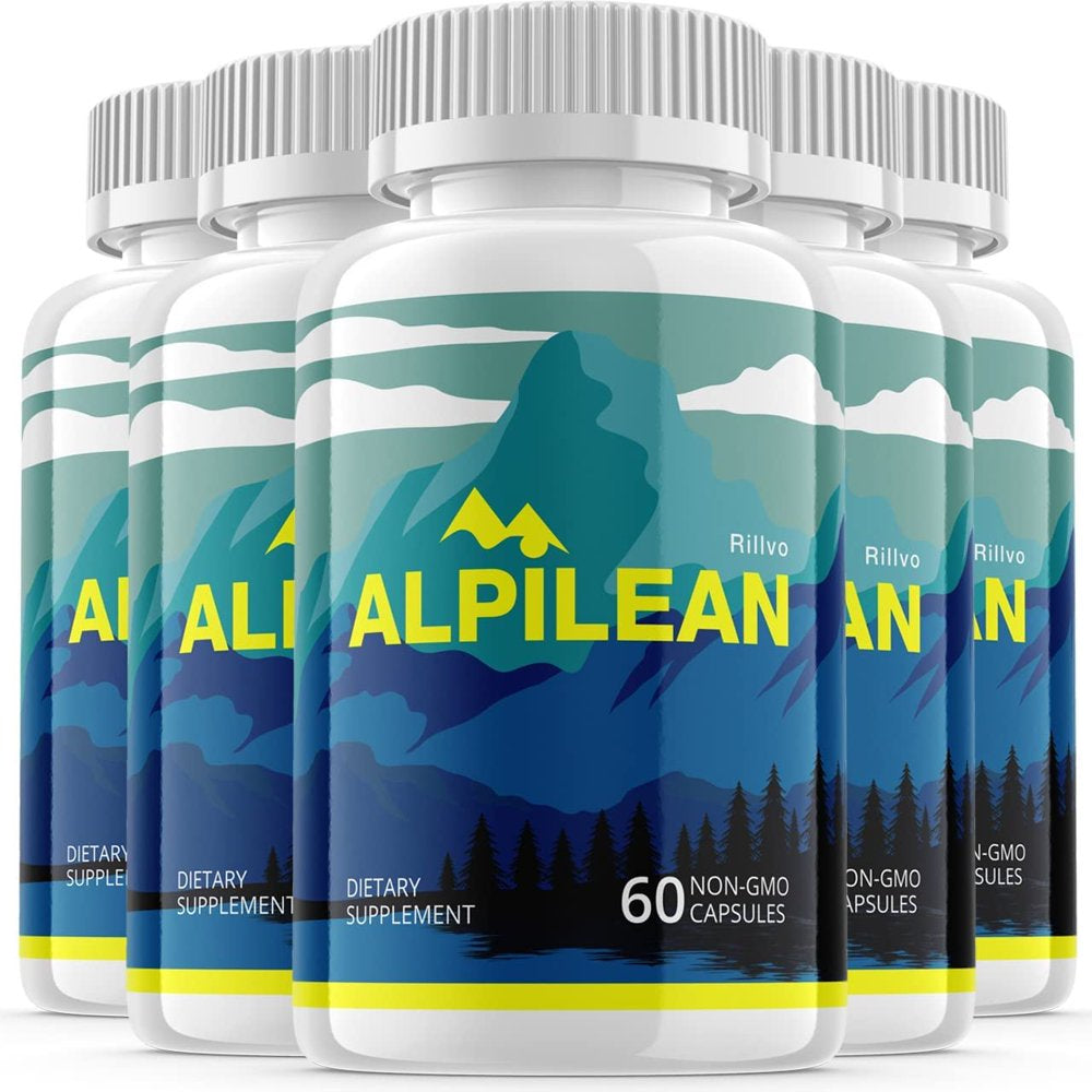 5 Pack Alpilean Pills Advanced Formula Alpilean Supplement Men Women 300 Capsules