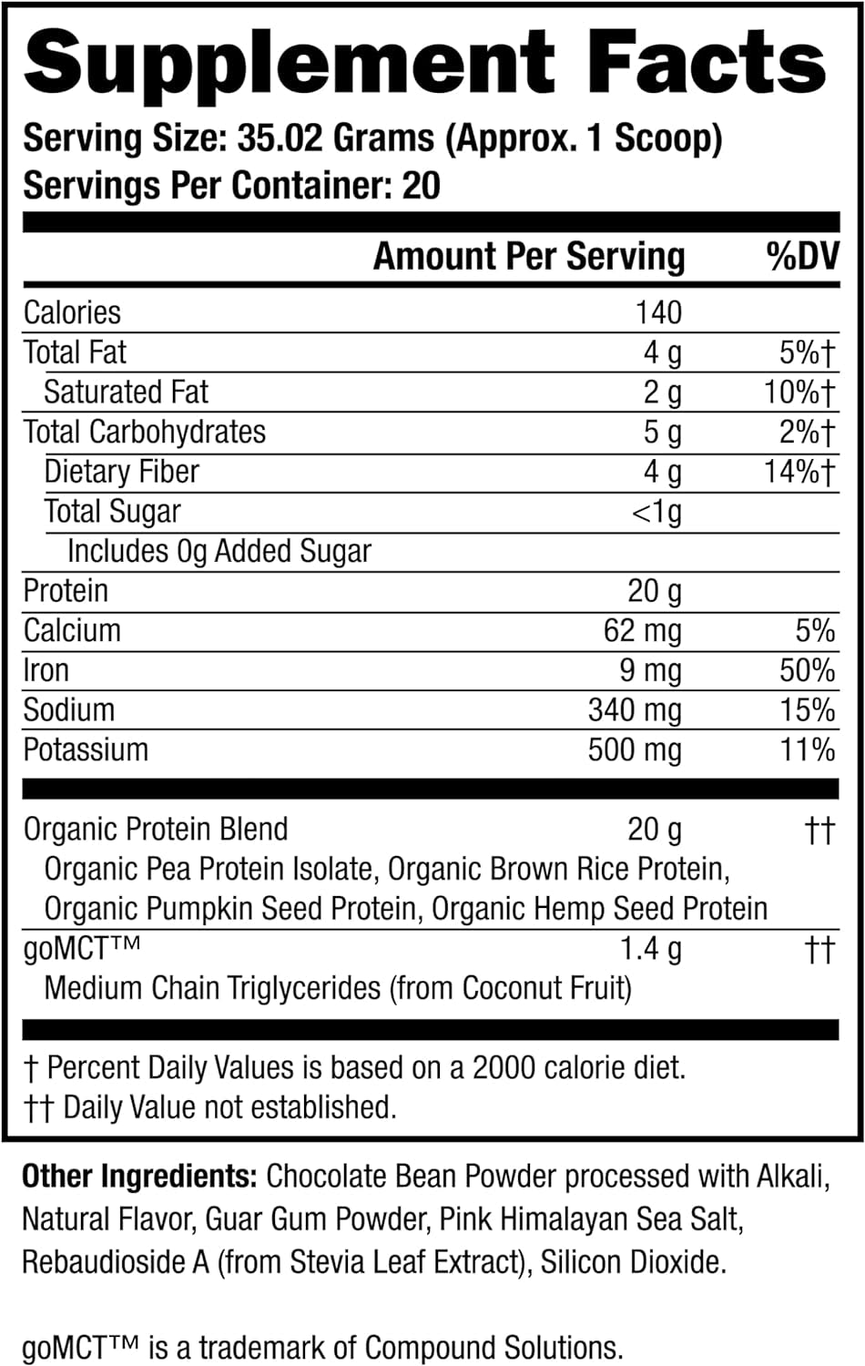 Twinlab Sport Vegan Protein Powder, Chocolate, 24.7 Oz - 20 Servings (Pack of 2)