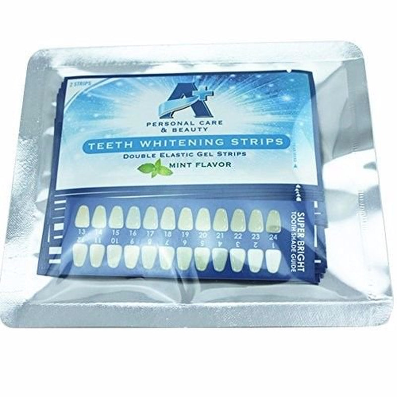 28 Strips A+ Whitening Strips Advanced Teeth Whitening Strips Double Elastic Gel