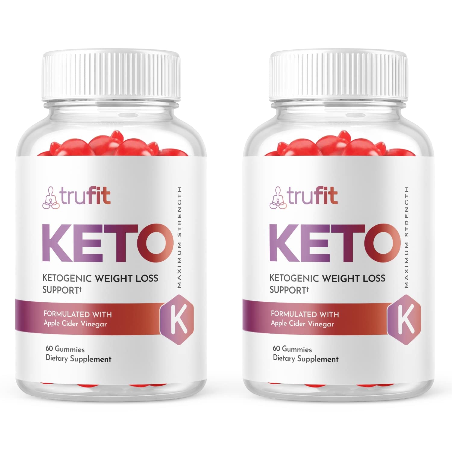 Trufit Keto ACV Gummies, Trufit Keto Gummies (2 Pack)