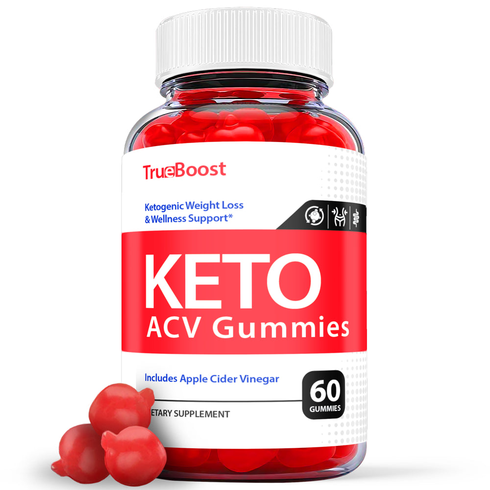 (1 Pack) True Boost Keto ACV Gummies - Supplement for Weight Loss - Energy & Focus Boosting Dietary Supplements for Weight Management & Metabolism - Fat Burn - 60 Gummies